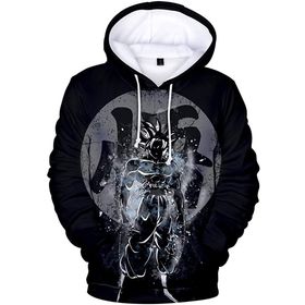 IFIKK Dragon Ball 3D Baskı Stil 30 Kapüşonlu Erkek Sweatshirt