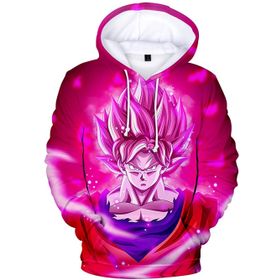 IFIKK Dragon Ball 3D Baskı Stil 40 Kapüşonlu Erkek Sweatshirt