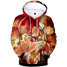 IFIKK Genç Dragon Ball 3D Baskı Unisex Sweatshirt