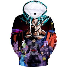 IFIKK Genç Dragon Ball 3D Baskı Unisex Sweatshirt