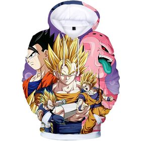 IFIKK Genç Dragon Ball 3D Baskı Unisex Sweatshirt
