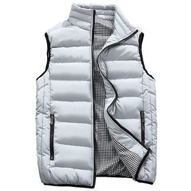 IFIKK Gilets Gri Kapitone Erkek Ceket