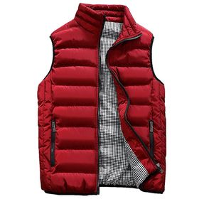 IFIKK Gilets Kırmızı Kapitone Erkek Ceket