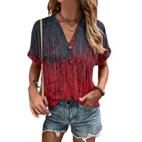 IFIKK GT13 Baskılı Kısa Kollu Kadın T-shirt
