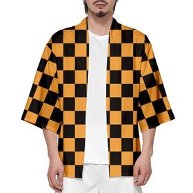 IFIKK Happi Haori Genç Anime 3D Baskılı Şeytan Katili Stil 1 Erkek Ceket