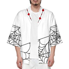 IFIKK Happi Haori Genç Anime 3D Baskılı Şeytan Katili Stil 19 Erkek Ceket