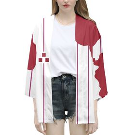 IFIKK Happi Haori Genç Anime 3D Baskılı Şeytan Katili Stil 20 Erkek Ceket