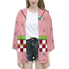 IFIKK Happi Haori Genç Anime 3D Baskılı Şeytan Katili Stil 31 Erkek Ceket