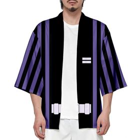 IFIKK Happi Haori Genç Anime 3D Baskılı Şeytan Katili Stil 35 Erkek Ceket