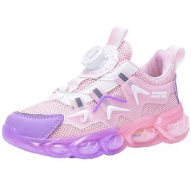 IFIKK HG039 Pembe - Lila Renk Desenli Uzun Boy Unisex Koşu Ayakkabı