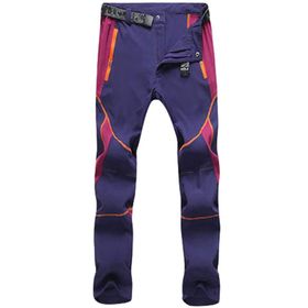 IFIKK Softshell Mor İnce Streç Erkek Outdoor Pantolon