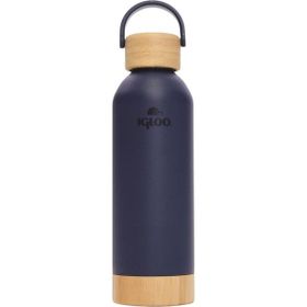 Igloo Hydrate Pro 500 ml Lacivert Bambu Taban ve Kapaklı Çelik Termos