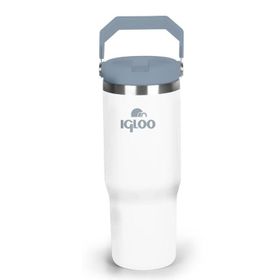 Igloo Powder 900 ml Beyaz Gri Pipetli Termos