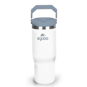 Igloo Powder 900 ml Beyaz Gri Pipetli Termos