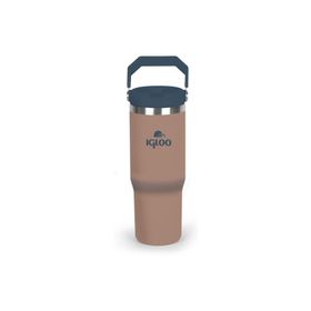 Igloo Powder 900 ml Kahve Kayrak Sızdırmaz Pipetli Ergonomik Kulplu Çelik Termos