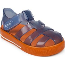 İgor 10270K Turuncu Star Bicolor Çocuk Sandalet