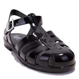 Igor S10258 Bıarrıtz Ortopedik Günlük Siyah Kadın Sandalet