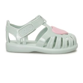 İgor S10310 TOBBY GLOSS LOVE Yeşil Düz Kız Çocuk Sandalet