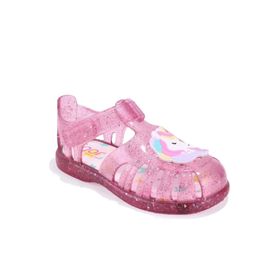 İgor S10341 Tobby Unicornio Fuşya Şeffaf Ortopedik Günlük Kız Çocuk Sandalet