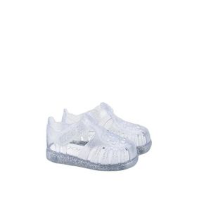 İgor Tobby Gloss Glitter S10308-091 Şeffaf Simli Kız Çocuk Sandalet