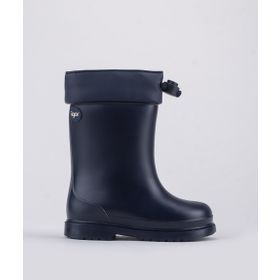 İgor W10101-003 Chufo Cuello İçi Kürklü Lacivert Çocuk Yağmur Çizmesi