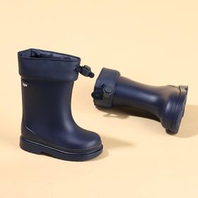 İgor W10101-003 Chufo Cuello İçi Kürklü Lacivert Çocuk Yağmur Çizmesi