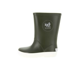 İgor W10107 Splash Nautico-042 Haki Unisex Çocuk Yağmur Çizmesi
