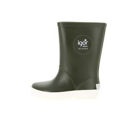 İgor W10107 Splash Nautico-042 Haki Unisex Çocuk Yağmur Çizmesi