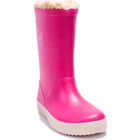 İgor W10207 Splash Nautico Borreguito Fuşya Ortopedik Kürklü Kız Çocuk Yağmur Çizmesi