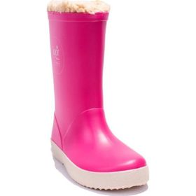 İgor W10207 Splash Nautico Borreguito Fuşya Ortopedik Kürklü Kız Çocuk Yağmur Çizmesi