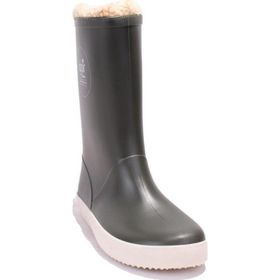 İgor W10207 Splash Nautico Borreguito Haki Ortopedik Kürklü Erkek Çocuk Yağmur Çizmesi
