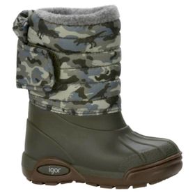 İgor W10210-042 Topo Skı Camo Yeşil Unısex Çocuk Bot