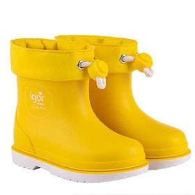 İgor W10225 Bimbi Nautico Su Geçirmez Sarı Unisex Çocuk Yağmur Kar Çizmesi