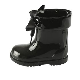İgor W10238 Bimbi Lazo Siyah Kız Çocuk Yağmur Çizmesi