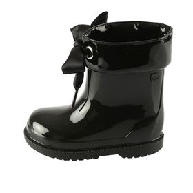 İgor W10238 Bimbi Lazo Siyah Kız Çocuk Yağmur Çizmesi