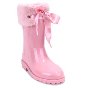 İgor W10239 Campera Charol Pembe Soft Ortopedik Kız Çocuk Yağmur Çizmesi