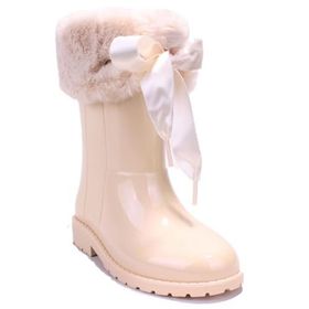 İgor W10239 Campera Charol Sedef Soft Ortopedik Kız Çocuk Yağmur Çizmesi
