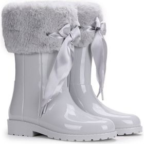İgor W10239 Campera Charol Soft Gri Unisex Çocuk Yağmur Kar Çizmesi
