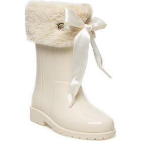 İgor W10239 Campera Charol Soft Krem Unisex Çocuk Yağmur Kar Çizmesi