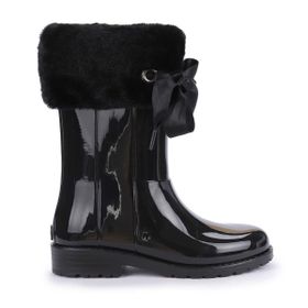 İgor W10239 Campera Charol Soft Siyah Kız Çocuk Su Geçirmez Yağmur Kar Çizmesi
