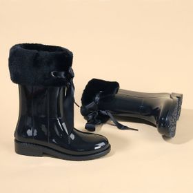 İgor W10239 Campera Charol Soft Siyah Kız Çocuk Su Geçirmez Yağmur Kar Çizmesi