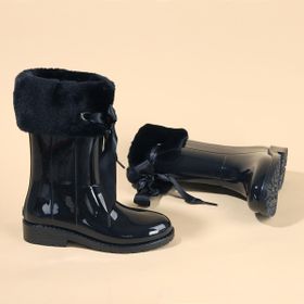 İgor W10239 Campera Charol Soft Siyah Kız Çocuk Su Geçirmez Yağmur Kar Çizmesi