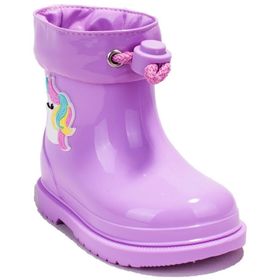 İgor W10253 Bimbi Unicornio Lila Ortopedik Kız Çocuk Yağmur Çizmesi