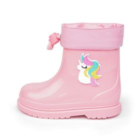 İgor W10253 Bimbi Unicornio Pembe Kız Çocuk Yağmur Çizmesi