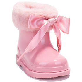 İgor W10258 Bimbi Soft Pembe Ortopedik Kız Çocuk Yağmur Çizmesi