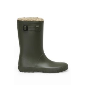İgor W10260 Splash Euri Borreguito Unisex Çocuk Su Geçirmez Haki Yağmur Kar Çizmesi