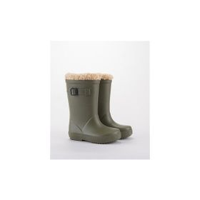 İgor W10260 Splash Euri Borreguito Unisex Çocuk Su Geçirmez Haki Yağmur Kar Çizmesi