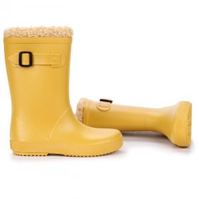 İgor W10260 Splash Euri Borreguito Unisex Çocuk Su Geçirmez Sarı Yağmur Kar Çizmesi