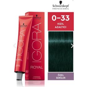 Igora Royal 0-33 Kızıl Azaltıcı 60 ml Saç Boyası