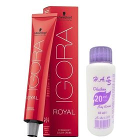 Igora Royal 3-65 Koyu Kahve Çikolata Altın Saç Boyası + Oksidan